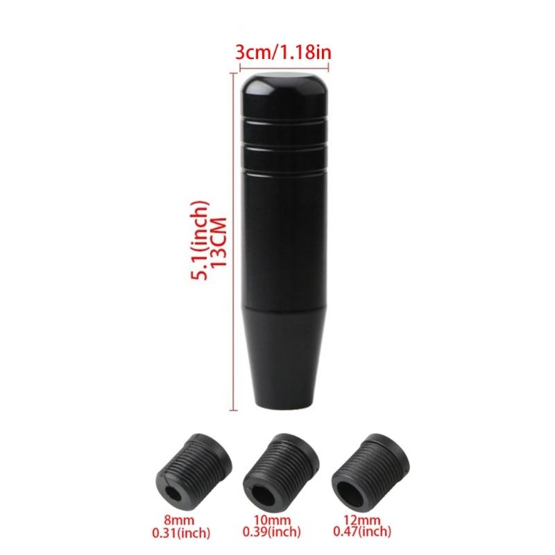 Aluminum Gear Shifter Knob Universal Car Gear Knob Vehicle Interior Part 1 Set
