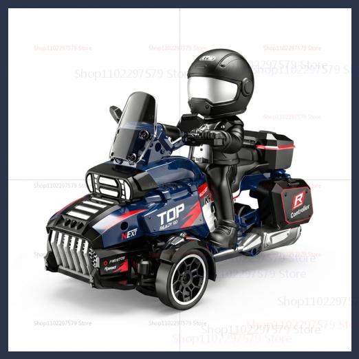 Přenosné KF35 Mini 3kolové RC auto 1:Vysokorychlostní driftovací hračka auto v měřítku 43 s LED světly 2,4G dálkové ovládání Terénní závodní dárky pro děti Přineste panenku