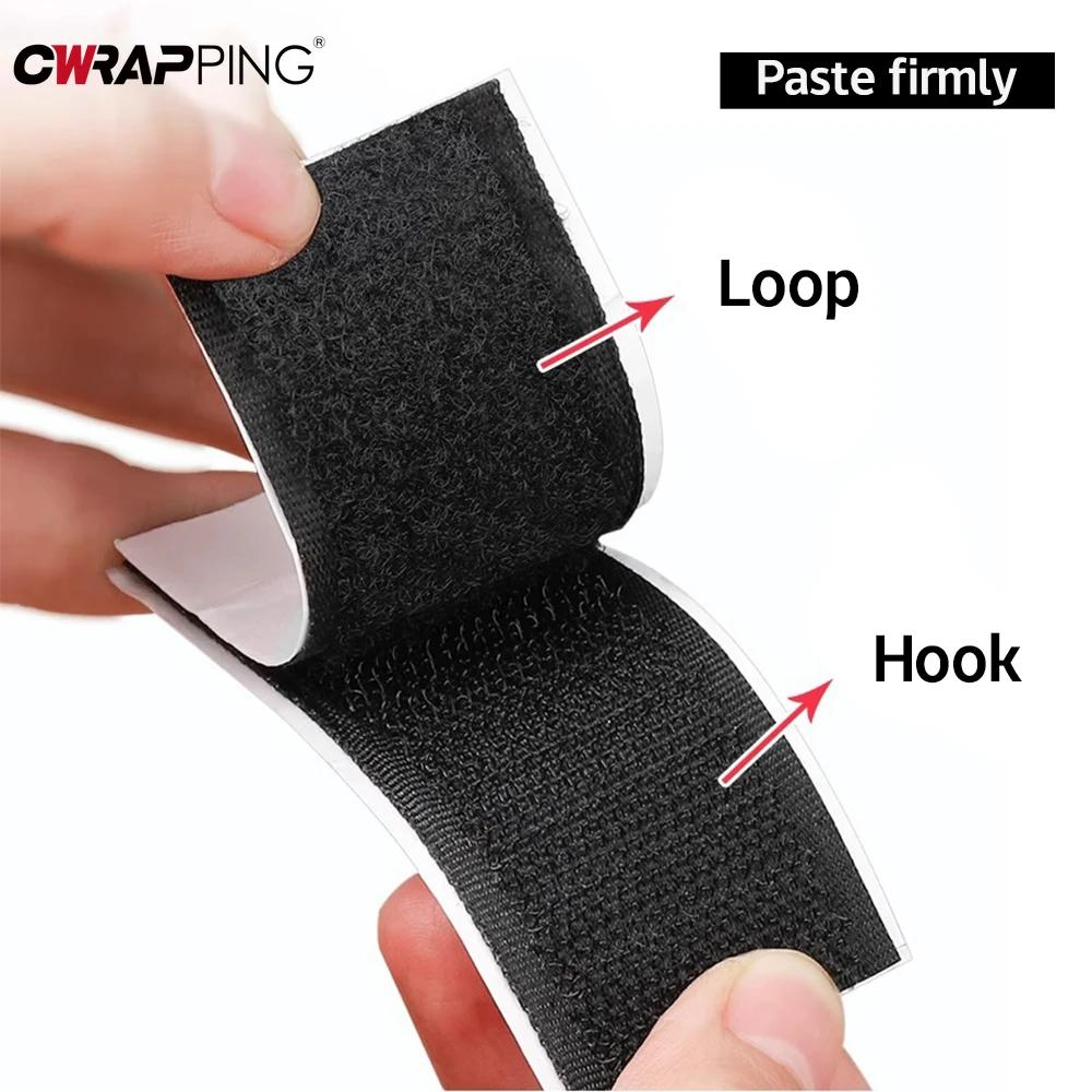 2/5M Magic Tap Self Adhesive Fastener Hook and Loop Strips Glue Double-Side Mounting Tapes DIY Stickers for Home Car Accessories