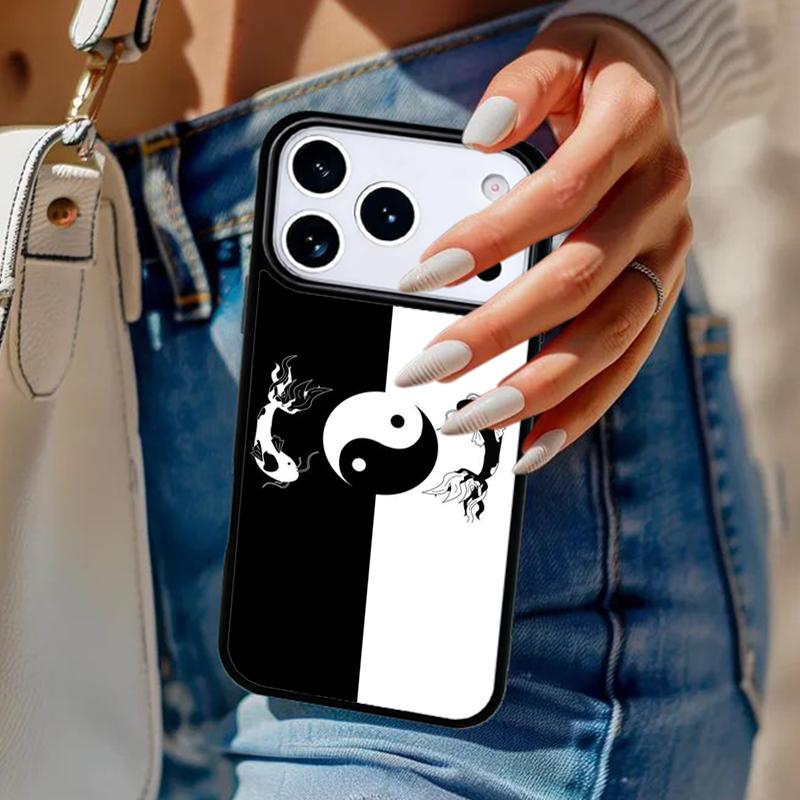 Tai chi Yin Yang Phone Case For iPhone 17 Air 14 15 13 12 Max Cover For Apple 16e 11 Pro Max Plus Coque