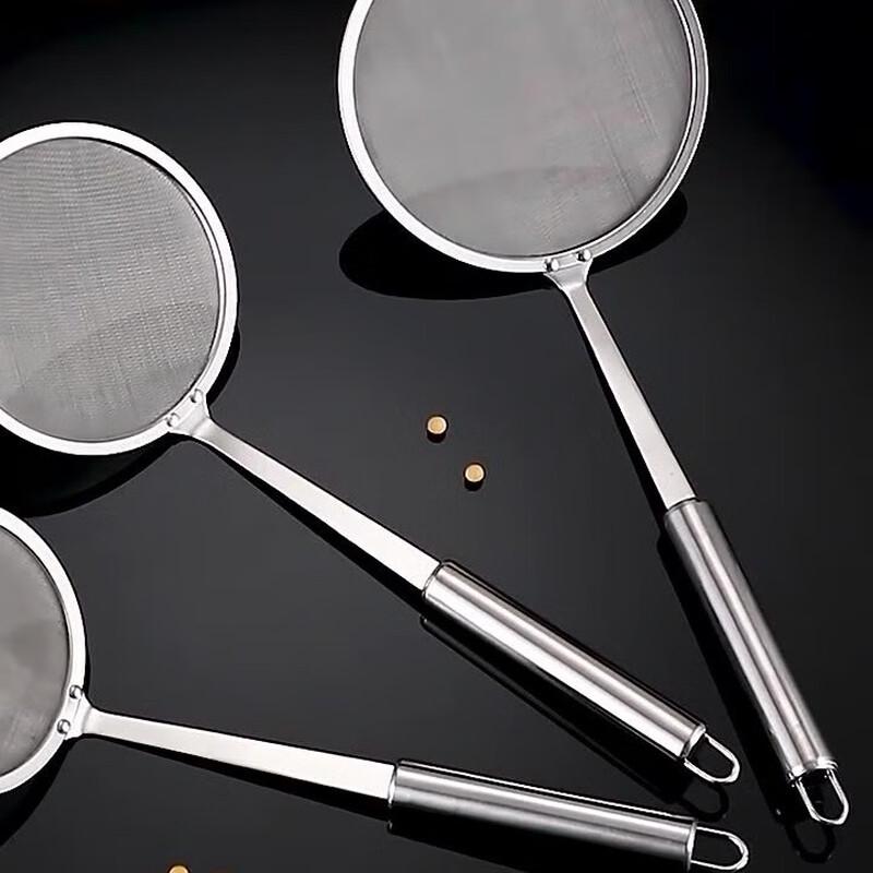 304 Stainless Steel Fine Mesh Skimmer & Filter Spoon Set
