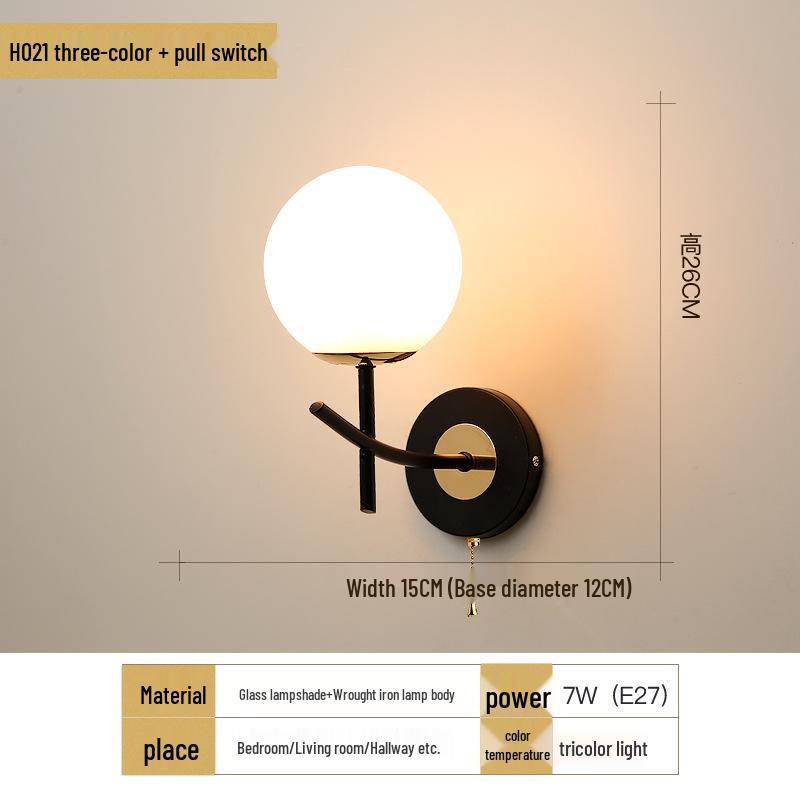 Applique Murale Moderne Chaleureuse pour Chambre à Coucher, Salon, Salle à Manger et Escalier