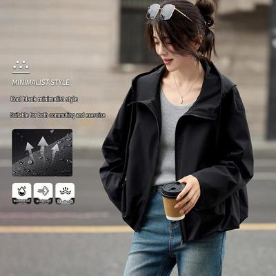 Handu Yishe Light Oxygen Series Women's Waterproof Hooded Jacket