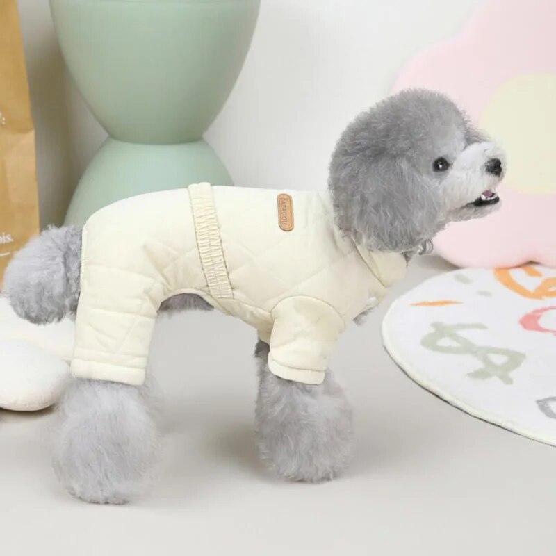 Dog Clothes for Small Medium Dogs Jumpsuit Winter Warm Puppy Costumes French Bulldog Chihuahua Yorkie Coat Outfit Pets Apparels