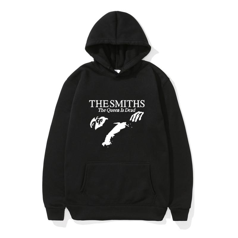 Мужские зимние толстовки с капюшоном The Smiths The Queen Is Dead 1980-х годов пуловер Indie Morrissey уличная одежда толстовки унисекс для пар 2XL 4873₽