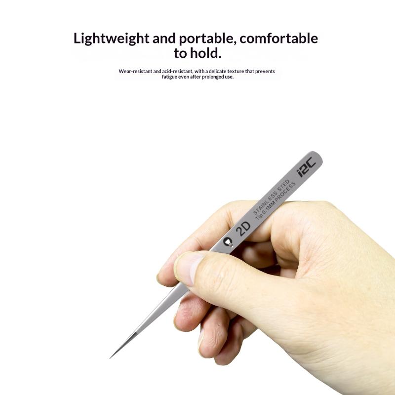 I2C NS(01-04) Super Alloy Tweezers Phone Circuit Repair Hand Tool Non-magnetic Stainless Steel Flying Wire Forceps