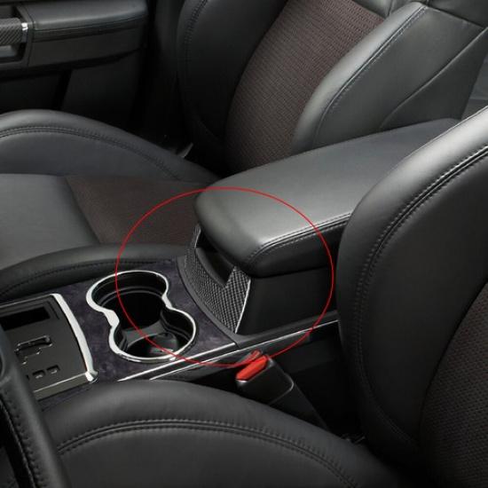 Carbon Fiber Interior Below Center Armrest Cover Trim For Chrysler 300 2008-2010