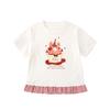 Baby Girl's Cartoon Cotton Short Sleeve T-Shirt
