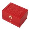 Multilayer Leather Wedding Jewelry Storage Box with Drawers for Necklaces and Rings