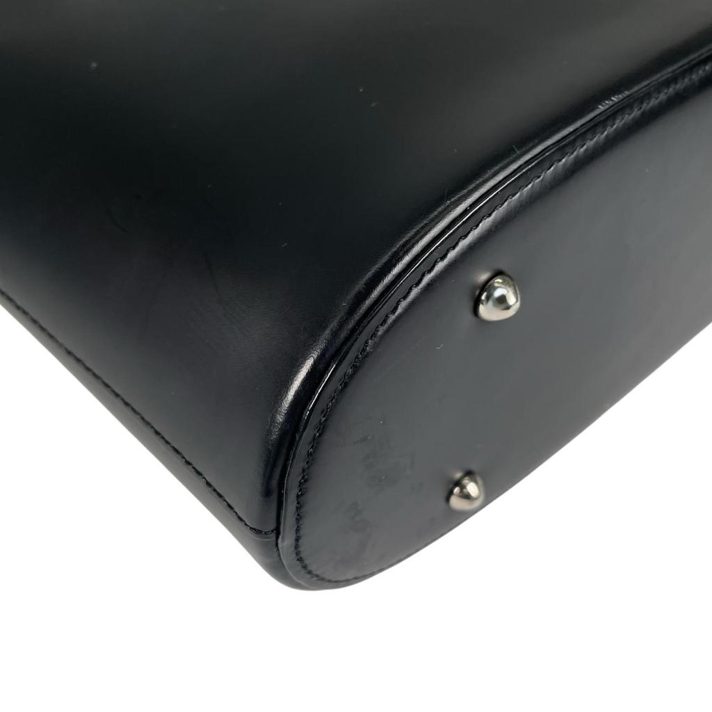 BURBERRY Nova Check Handbag black Women used
