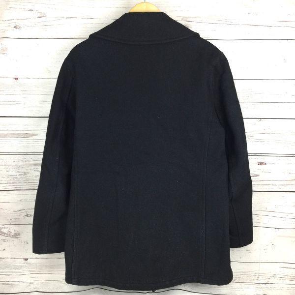 90s USA Made Vintage U.S. NAVY Pea Coat/Size 40/Dark Navy/(USED)