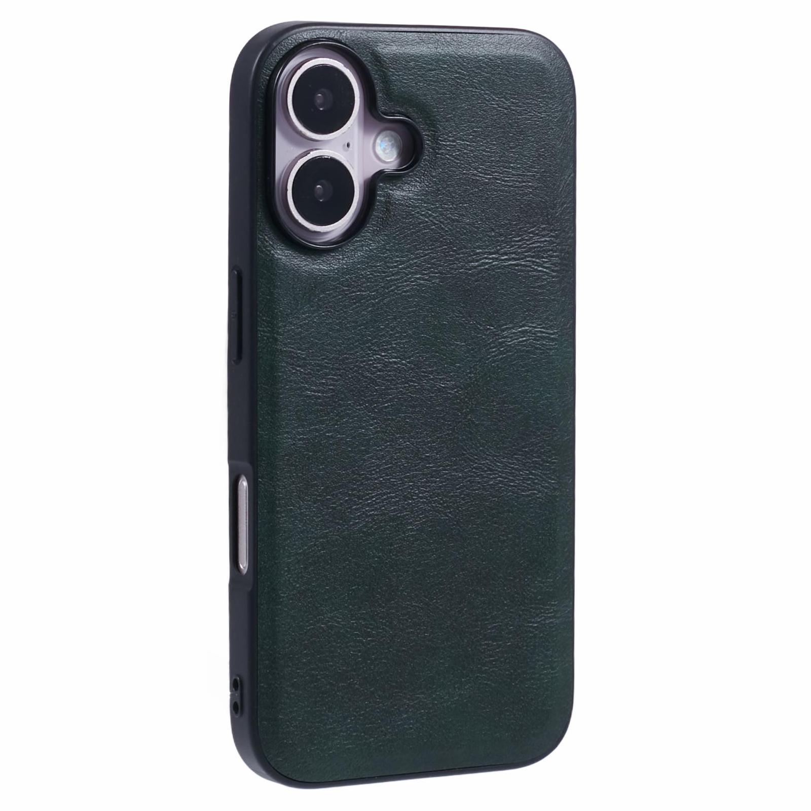 

X-LEVEL Bojue-3 Series For iPhone 16 Case Compatible with MagSafe Leather Coated PC+TPU Phone Cover B