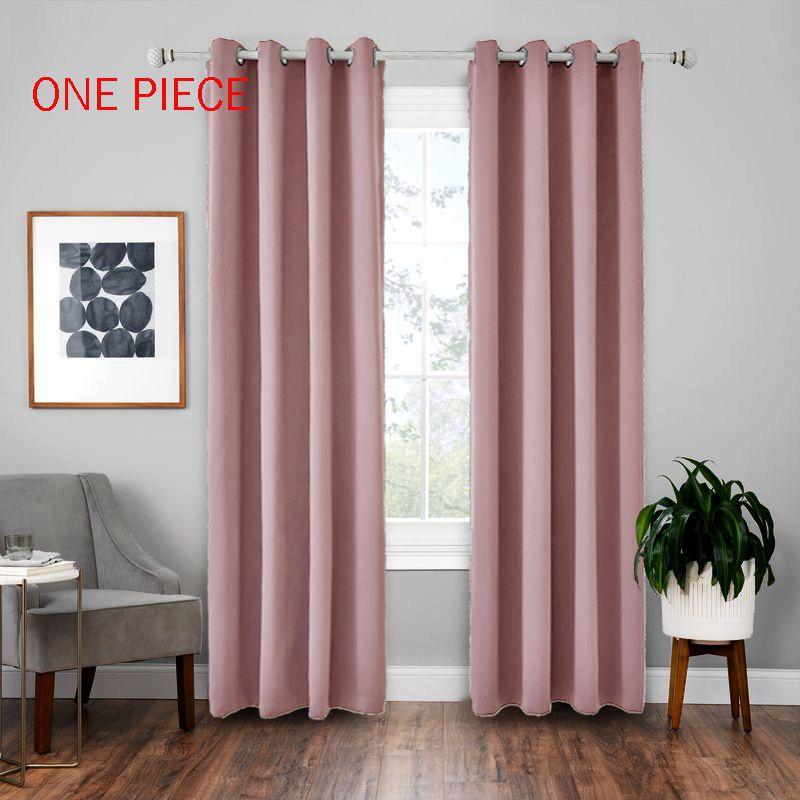 Modern Curtains Blackout For Living Room Curtains Window Lined Panel Curtain