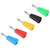 10pcs P3002 4mm Nickel Plated Speaker Banana Plug Connector Test Probe Binding Post