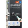 Q50 Bluetooth tuya Door Knobs Fingerprint Lock Handle Door Entrance Passage RFID CardLock With Key Password Lock IP65 waterproof