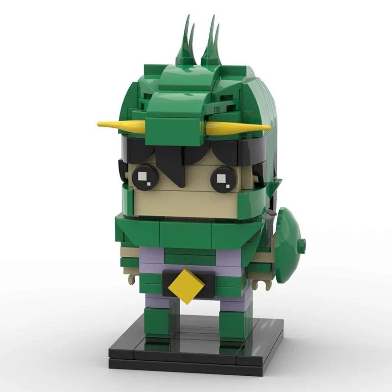 Japan Anime Series Action Figure Building Blocks MOC Saints Seiyaed Hyogas Athena Ikki Shiryus Cartoon Doll Model Kids Toys Gift