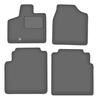 Velour Graphite Car Mats For: Chrysler Town&Country IV Minivan (2008-2016)