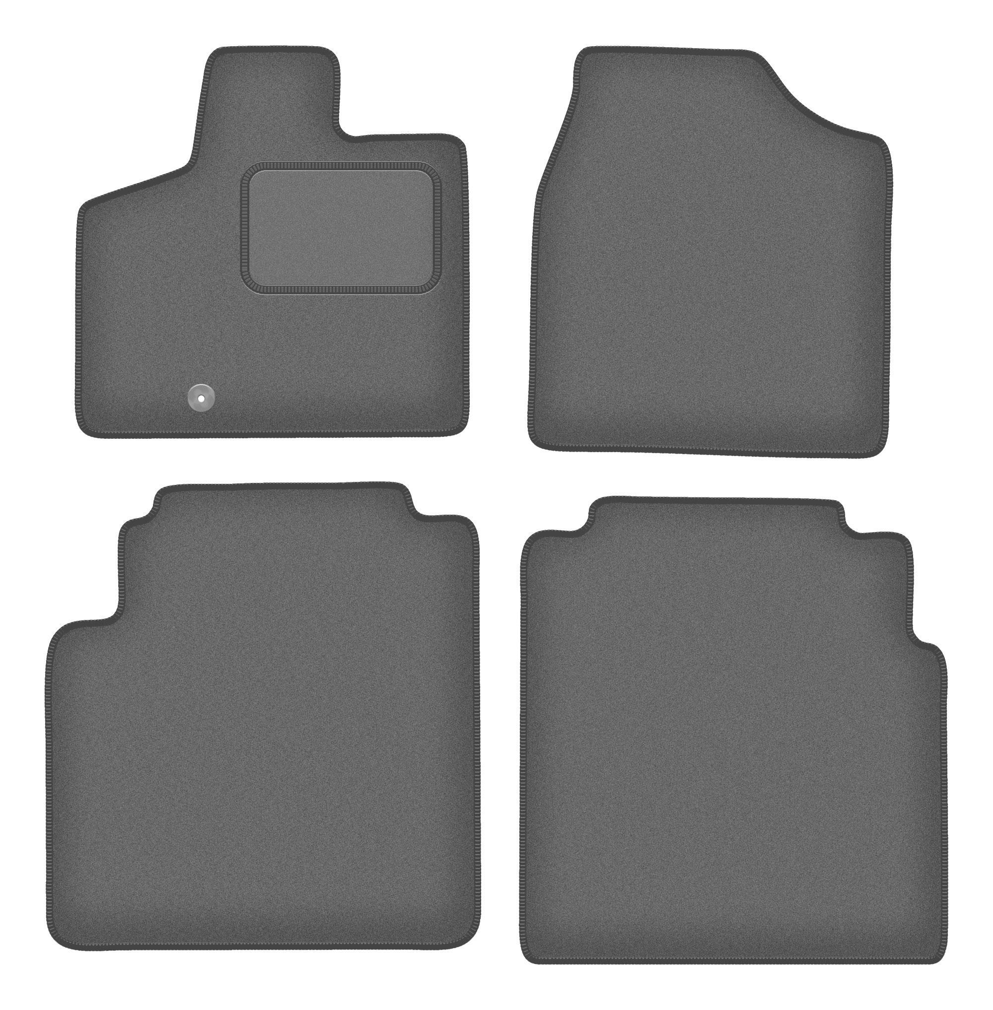 Velours grafiet automatten voor: Lancia Voyager MPV (2008-2016)