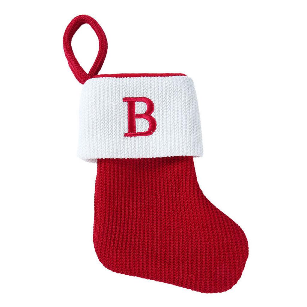 Christmas Letter Knitting Socks Christmas Tree Ornaments Christmas Decorations For Home 2025 Navidad Noel 2026 Xmas Gift
