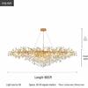 French Luxe Crystal Water Drop Chandelier - Living Room & Dining