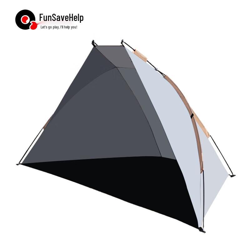 Qu You Bang Y016 Manual Alpine Half-Tent Tarp