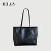 Autumn Winter Black Large Capacity Korean Version All-Match Commuter Shoulder Tote Bag