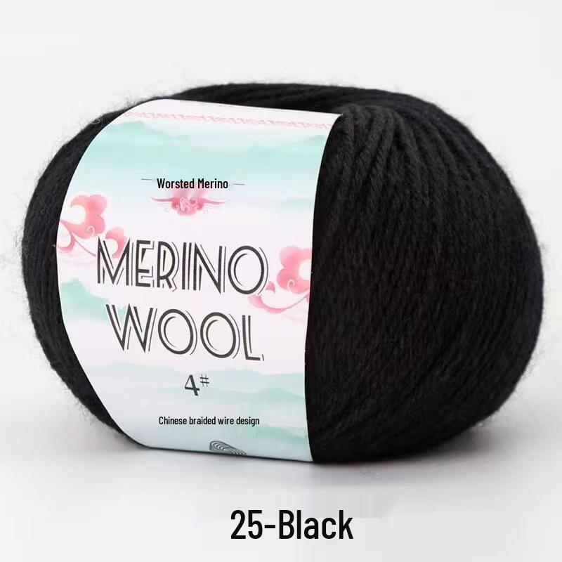 Chunky Merino Wool Yarn 50g for DIY Knitting & Crochet Sweaters and Scarves