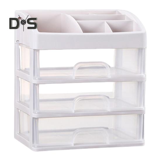 

Ящик для хранения выдвижной конструкции, большой емкости, многослойный, настольный контейнер для хранения косметики, канцелярских принадлежностей, органайзер Four Layer