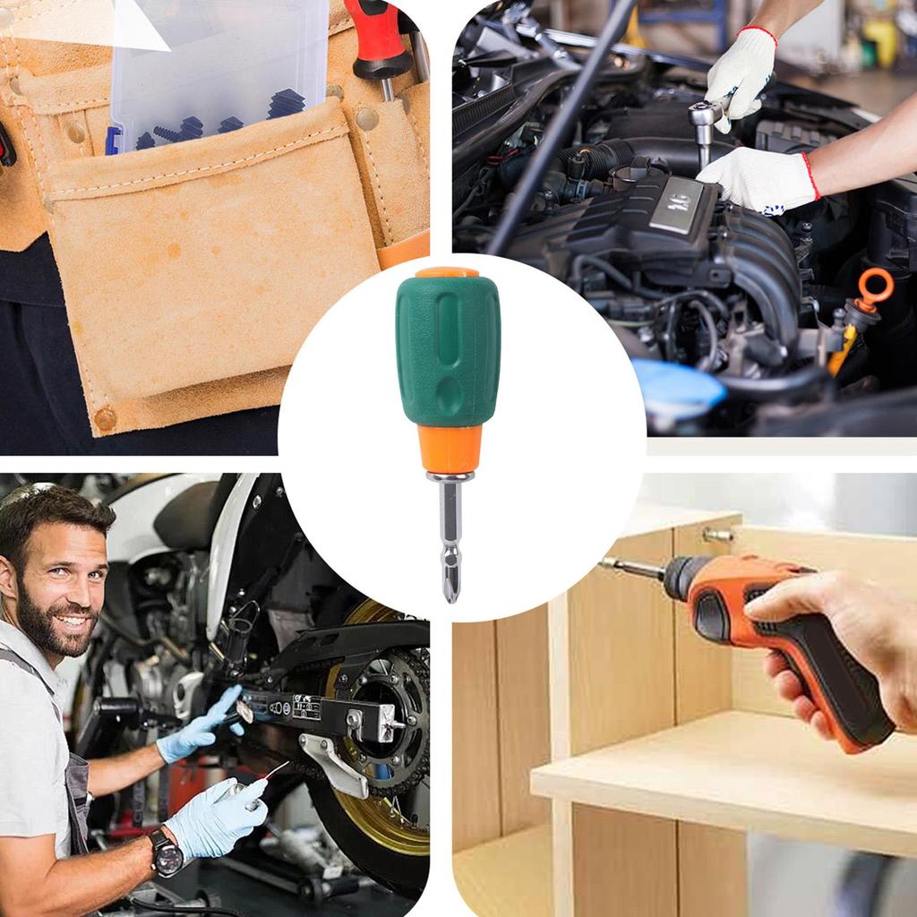 Mini Portable Screwdriver Set Ergonomic Hand Tool for Precise Repair, Furniture Assembly & Appliance Maintenance