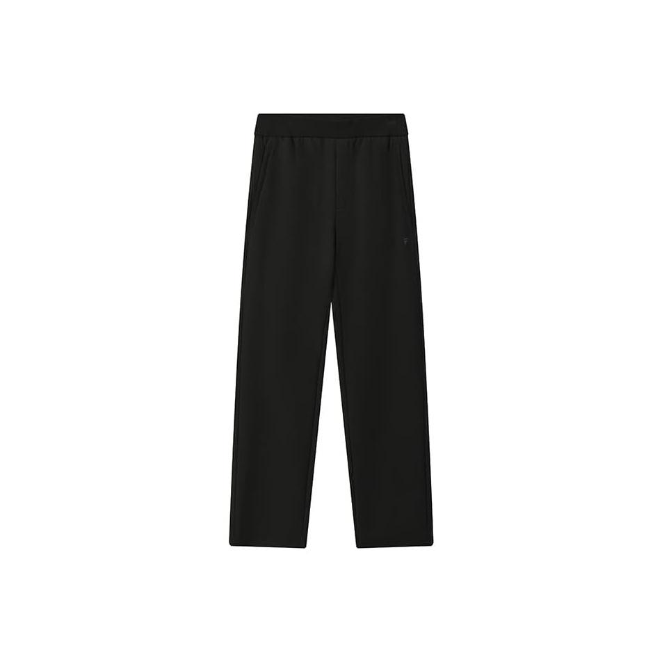 FILA White Fashion Classic Casual Versatile Soft Comfortable Straight Leg Knit Sports Pants Men pants F11M543601FBK