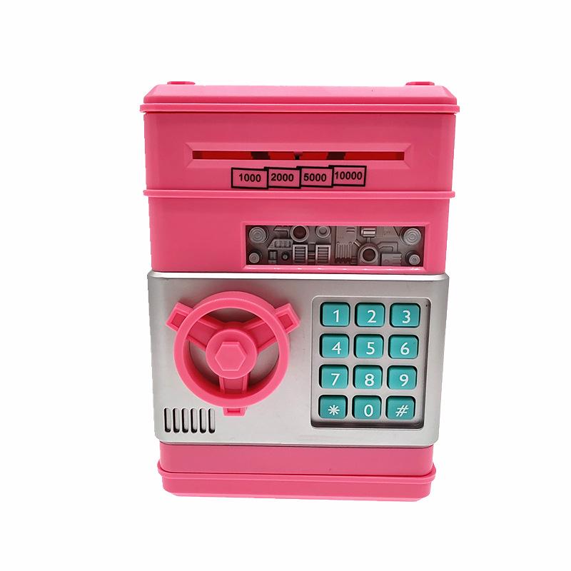 Creative Kids' ATM Piggy Bank with Automatic Money Rolling Feature