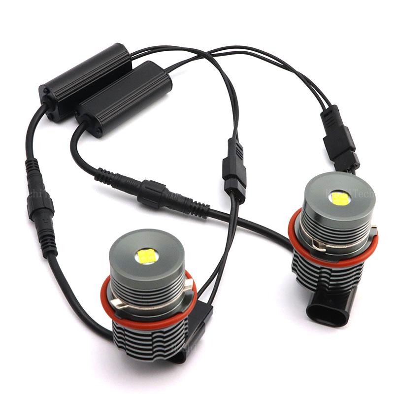 Car For BMW E39 E81 E82 E87 E88 X5 E53 E60 E61 E63 E64 X3 E83 100w Angel Eyes Marker Light Bulbs Bright Headlights Replacement