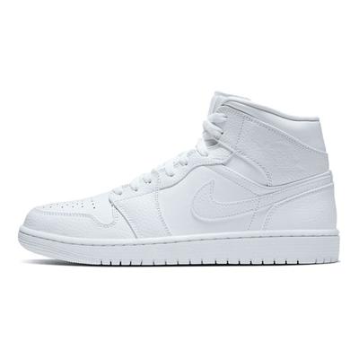 Air 1 Mid Triple White 2020 Męskie Sneakersy 554724-130