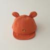 Cartoon Bear Baseball Cap for Infants and Toddlers - Breathable Cotton with Sun Protection