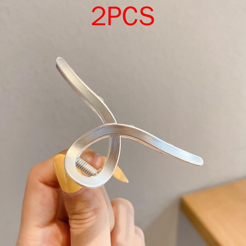 (87 Styles) 2pcs/ Set New Large Jelly Color Hair Clip Acrylic Hair Claw Shark Clamp For Women Girls Fashion Summer Updo Headwear Hair Accessories