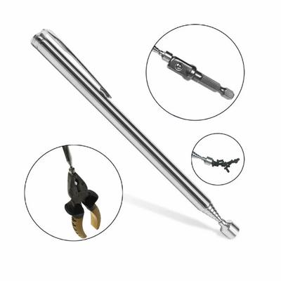 Přenosné teleskopické magnetické pero Praktický sběrač Sběrná tyč Rozšiřitelný magnet Ruční teleskopické magnetické sběrné pero