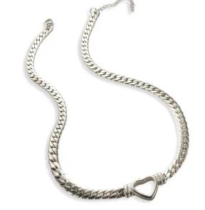 Square Pendants Delicate Stainless Steel Chain Pendant Necklace For Women Necklace