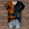 Women's Fashion Casual Three-quarter Sleeve Halloween Letters,  Face Print Top