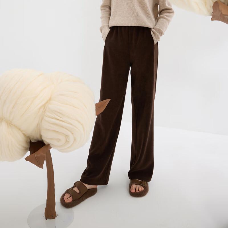 

Sancai Women s 2024 Winter Chenille High-Waist Wide-Leg Pants M