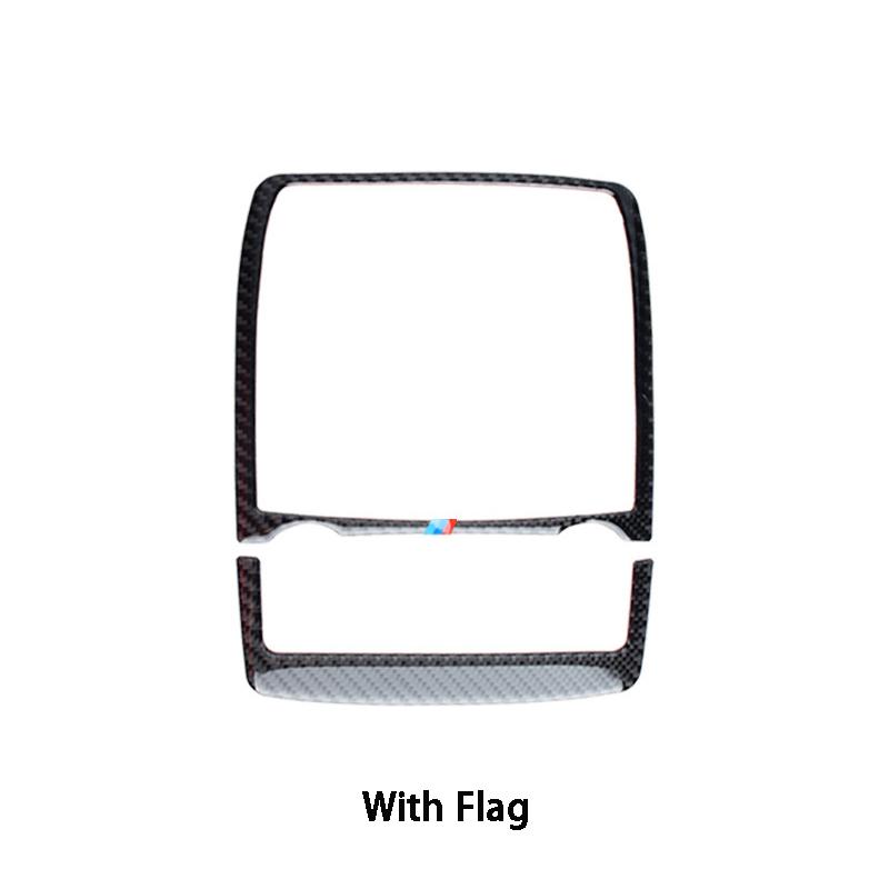 Car Front Reading Light Decal Cover Trim Carbon Fiber Car Interior Decoration Stickers For BMW E70 E71 X5 X6