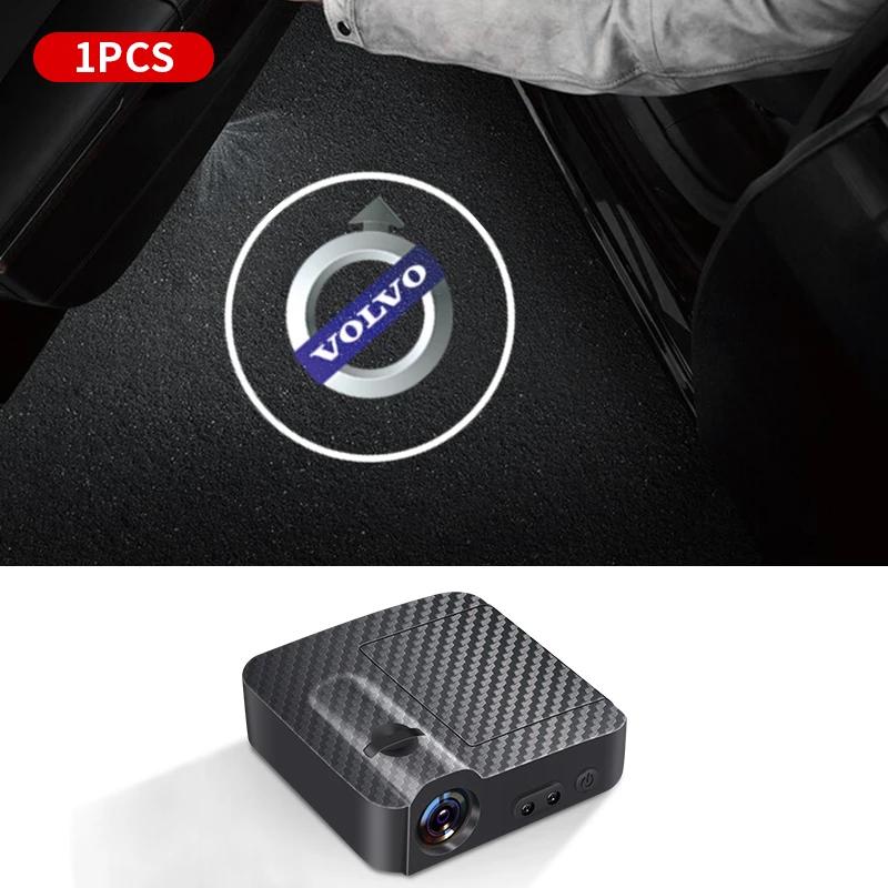 

1/2PCS Car HD Door Welcome Light Led Projector Lamp For Volvo AWD V60 V40 XC90 S60 XC60 S90 V90 CX70 XC40 C40 C70 EX90 Rdesign