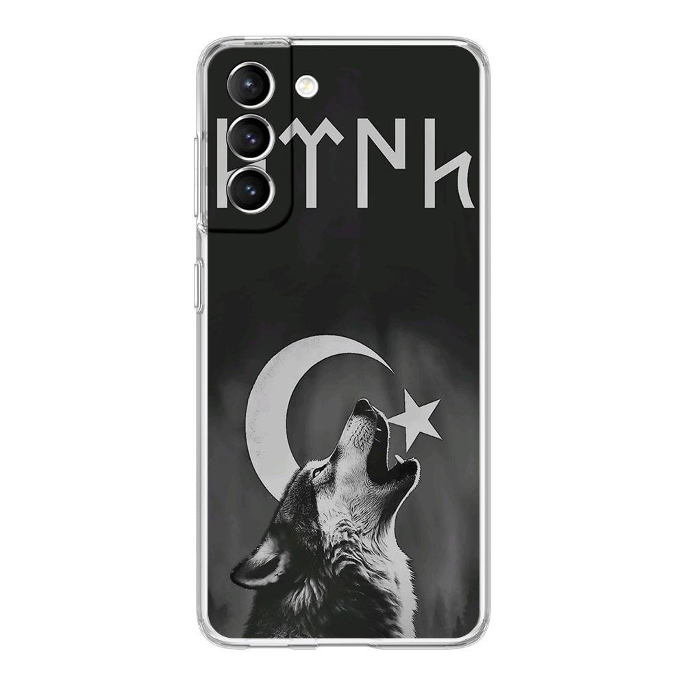 

Phone Case For Samsung Galaxy S25 S24 S23 FE S22 Ultra S20 S21 5G S10 S9 Plus S10E S8 Cover Turkish language bozkurt gray wolf Samsung S25