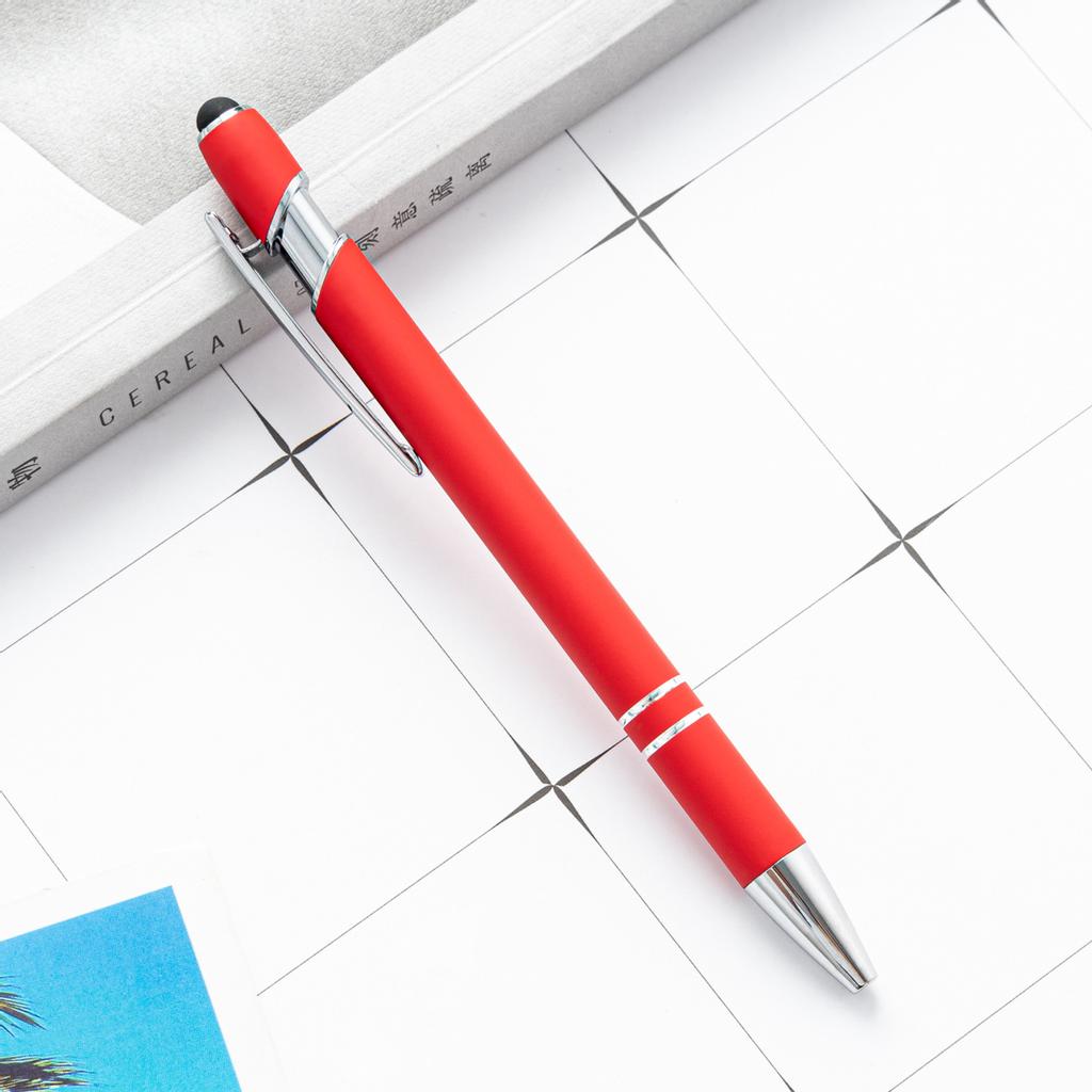 Metall-Touch-Stift, Aluminium-Stab-Stift, Meiji-Stift, Kapazitiver Touch-Stift, Kugelschreiber, Handschrift-Touchscreen-Stift