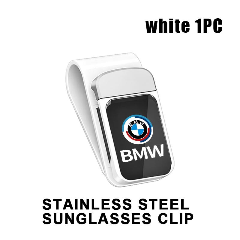 

For BMW Car Eyeglasses Clip Stainless Spectacle Clips Glasses Holder M M2 M3 M4 M5 M6 E46 E90 E60 F30 E39 X1 X3 X4 X5