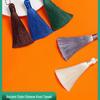 Pingente de Borla Feito à Mão com Nó Chinês - Ornamento para Pendurar DIY e Acessório de Artesanato