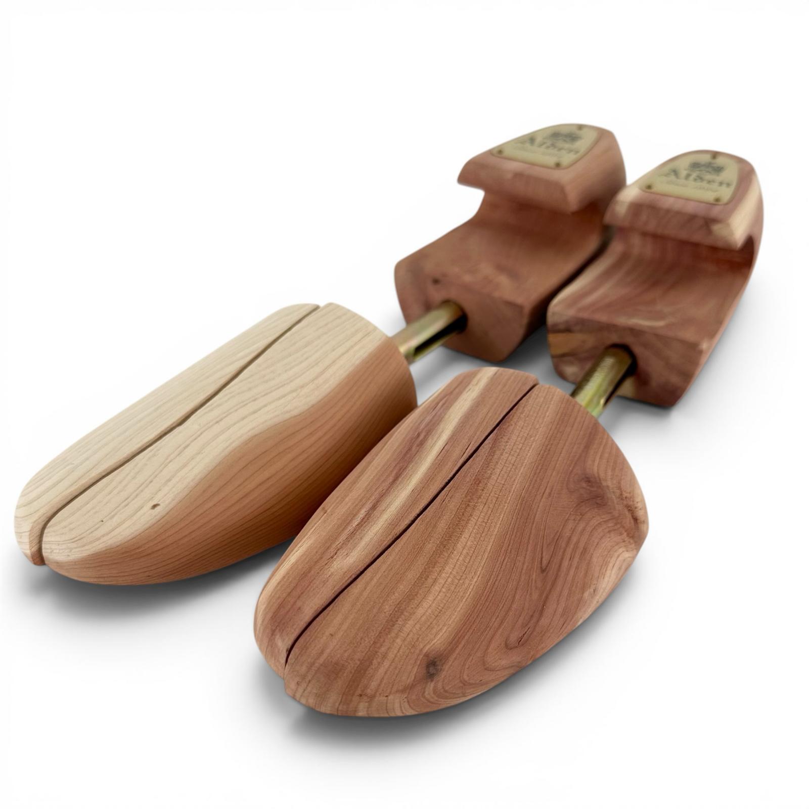 Excellent ALDEN Shoe tree Shoe trees with logo natural wooden mens S Used