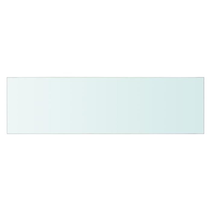 VidaXL Panneaux d'étagère 2 pcs Verre Transparent 70 x 20 cm