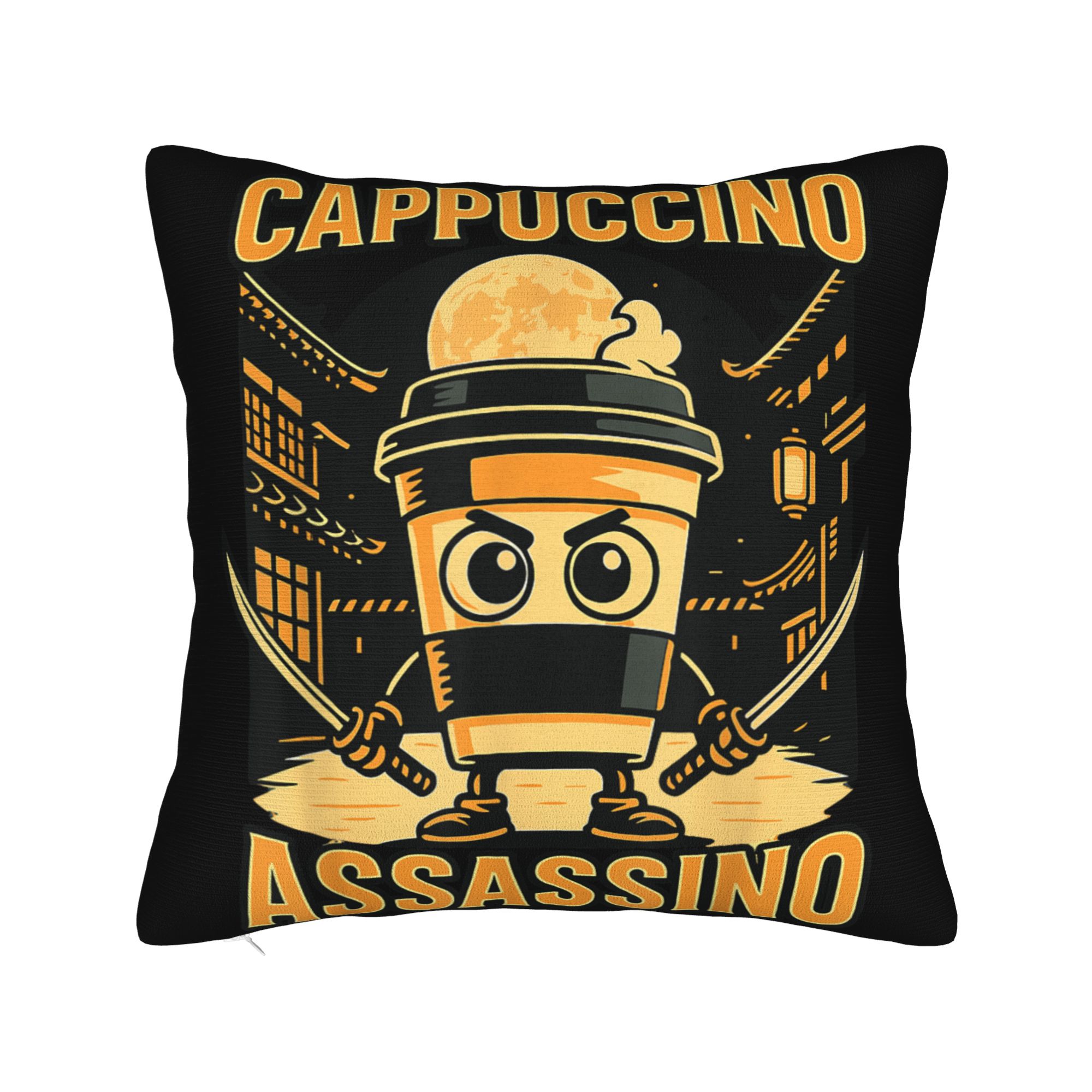 

Italian Brainrot Characters Meme Pillowcase Printed Cushion Cover Decorations Throw Pillow Case Cover Home Square 45X45cm 30x30cm 12x12in