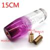 HANSWD Universal Crystal Shift Bubble Transparent with Refreshing Includes 3 Transparent Purple Knob, Design, Octagonal, Sparkling, Bubbles, Adapters,