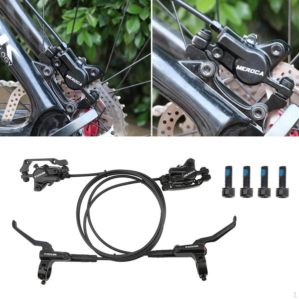 Bicycle Hydraulic Disc Brake Front Calipers Lever Conversion 2.2 Handlebar universal